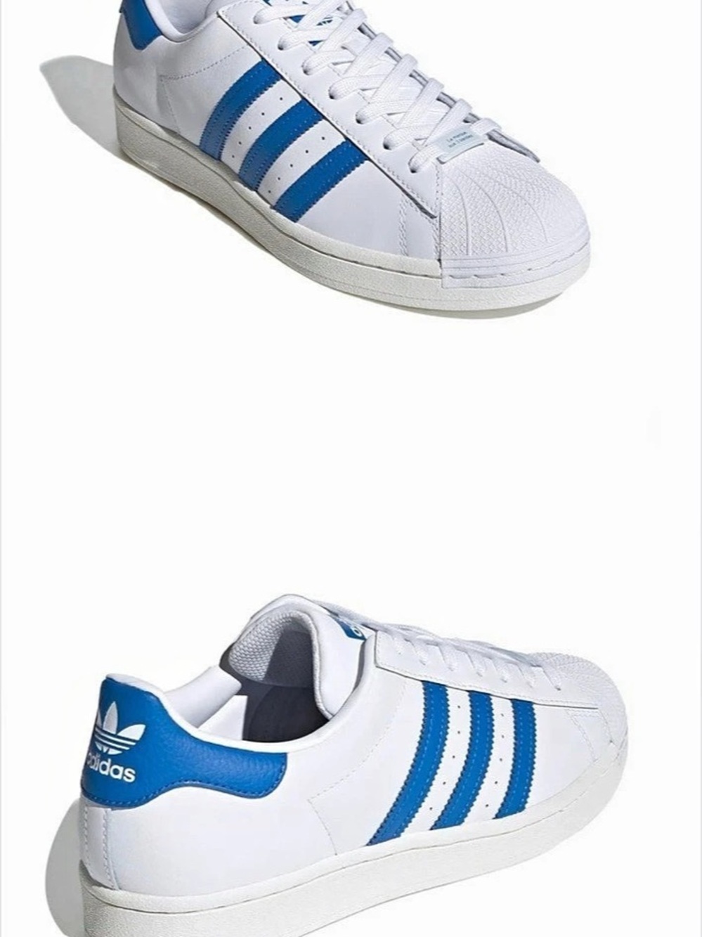 adidas Superstar Sneakers White & Blue US 7.5